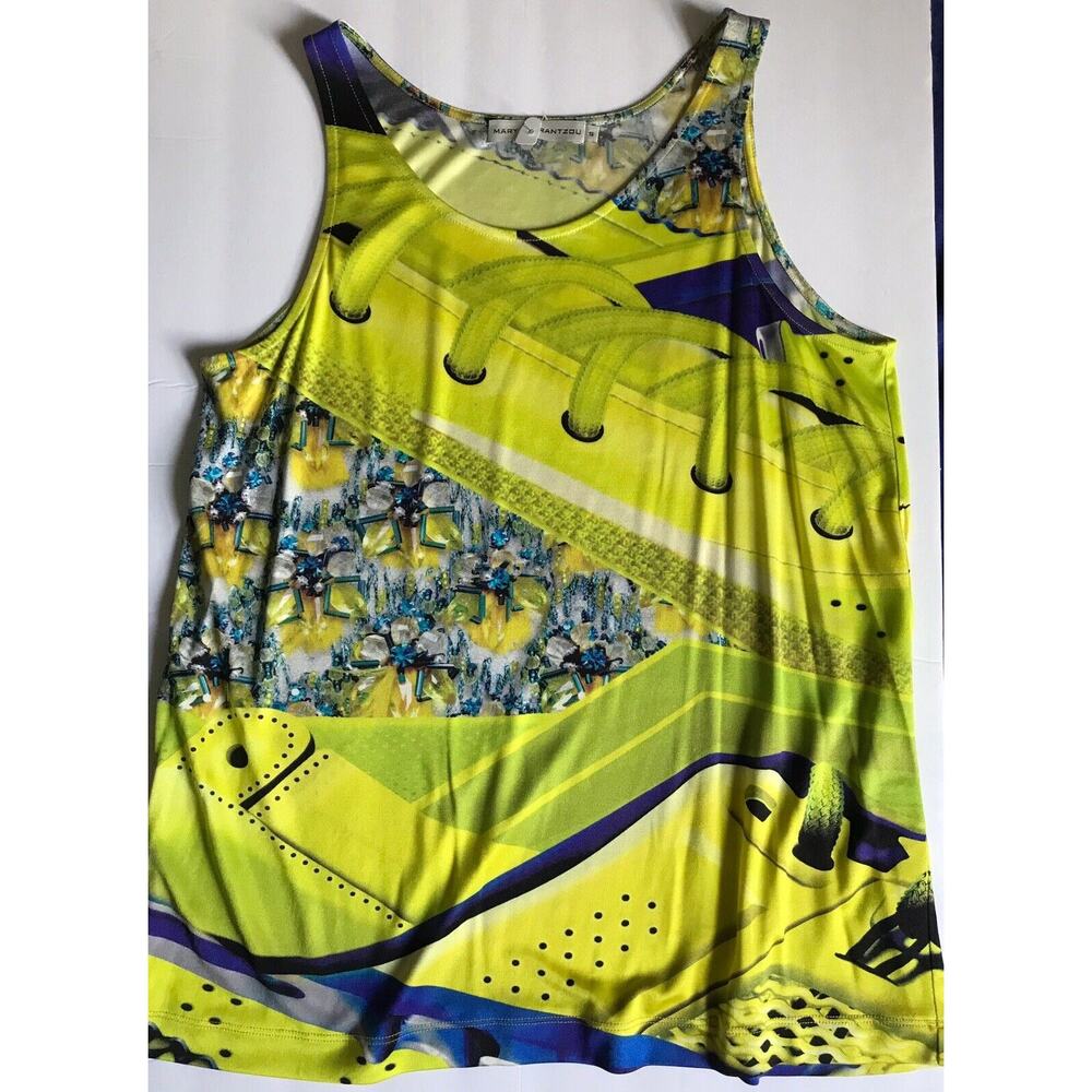 MARY KATRANTZOU Sleeveless MULTICOLOR PRINT SIZE S